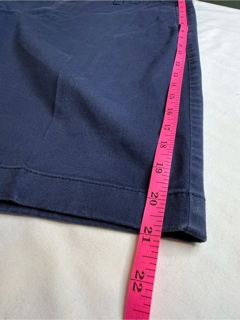 Men's Navy Casual Chino Shorts - Classic Summer Essential